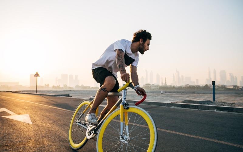 Find your perfect fit at Spectra a man riding a bicycle on a road