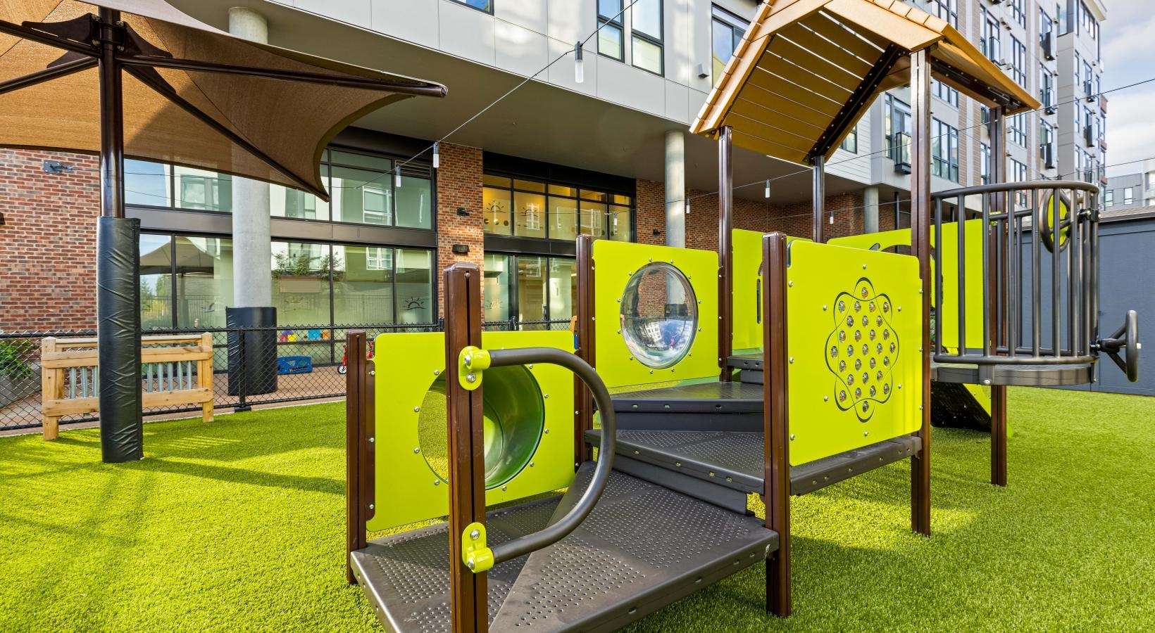 Find your perfect fit at Spectra a playground with a slide