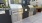 a group of metal bins outside a building